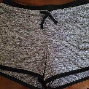 Gray an Black Jogging Shorts